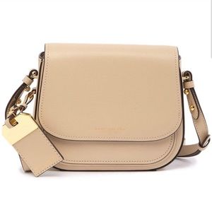 MARC JACOBS Mini Rider Saddle Bag in Beige/Taupe